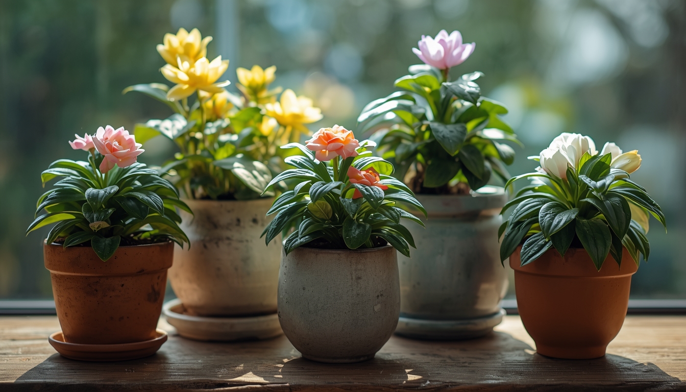 Innendørsplanter i potter